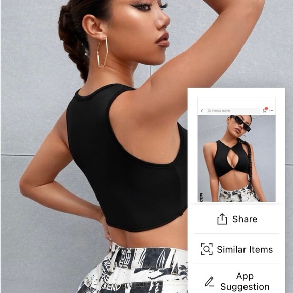 Keyhole top - Picture 2 of 2